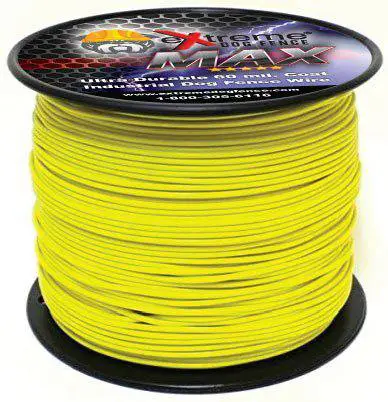 16 Gauge Heavy Duty Solid Dog Fence Boundary Wire 1000' Spool Superior 45 MIL 