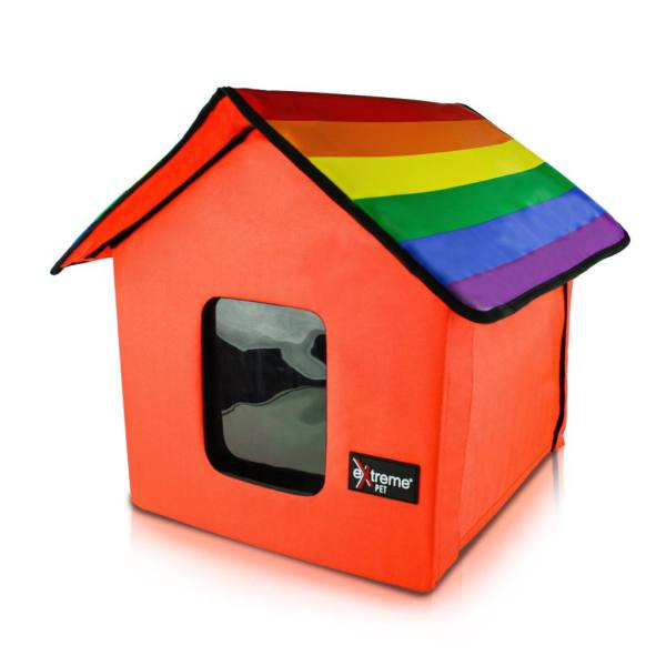 Rainbow roof and Orange Pet House